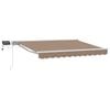 vidaXL Armaz&oacute;n de toldo manual con LEDs Topo 2,5 x 2 m