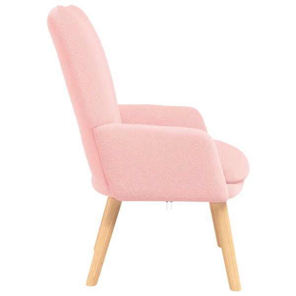 vidaXL sill&oacute;n Rosa 63 x 67 x 94 cm Tela de Oveja y Contrachapado