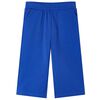 Pantal&oacute;n infantil con perneras anchas azul cobalto 116