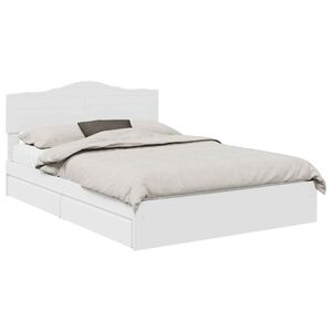 vidaXL Cama con almacenamiento 140 x 190 cm Madera de ingenier&iacute;a