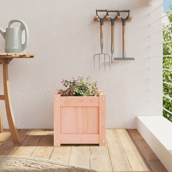 vidaXL Jardinera madera maciza de abeto Douglas 31x31x31 cm