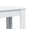 vidaXL Mesa alta de bar madera ingenier&iacute;a blanca 102x50x103,5 cm
