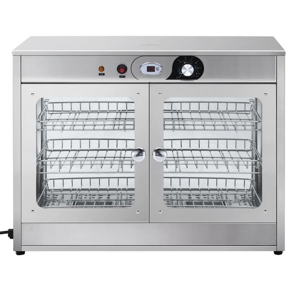 vidaXL Calientaplatos Gastronorm el&eacute;ctrico acero inoxidable 1200 W