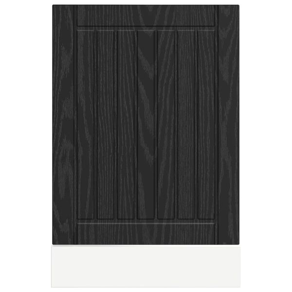 vidaXL Mueble de Cocina Roble Negro 45 x 1,5 x 67 cm