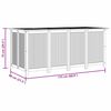 vidaXL Caja de almacenaje de jard&iacute;n madera maciza acacia 175x80x75 cm