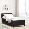 vidaXL Cama tipo Box Spring con colch&oacute;n Negro 80 x 200 cm Terciopelo