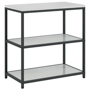 vidaXL Estante para Cocina HATTEM Plateado 90 x 50 x 92 cm Acero