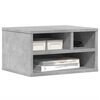 vidaXL Soporte impresora madera ingeniería gris hormigón 40x32x22,5 cm
