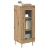 vidaXL Vitrina Roble artisan 34 x 34.5 x 90 cm Madera contrachapada