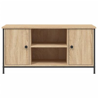 vidaXL Mueble para TV madera contrachapada roble Sonoma 100x40x50 cm