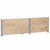 vidaXL Jardinera de madera maciza de pino 80x60 cm
