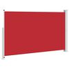 vidaXL Toldo lateral retr&aacute;ctil de jard&iacute;n rojo 180x300 cm
