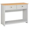 vidaXL Mesa consola gris 97x35x76 cm