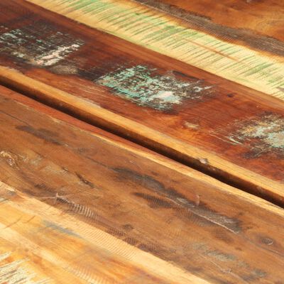 vidaXL Mesa de centro de madera maciza reciclada 142x90x42 cm