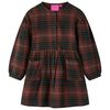 vidaXL Vestido infantil de manga larga color co&ntilde;ac 116