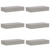 vidaXL Caja de Almacenamiento 6 uds. Tejido no tejido 90 x 48 x 15 cm