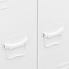 vidaXL Armario industrial acero blanco 67x35x107 cm