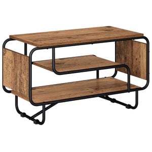 vidaXL Soporte de TV 80 x 36 x 45 cm Madera envejecida