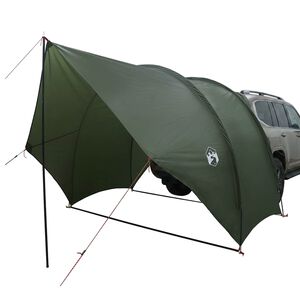 vidaXL Toldo Trasero Resistente al Agua Verde militar