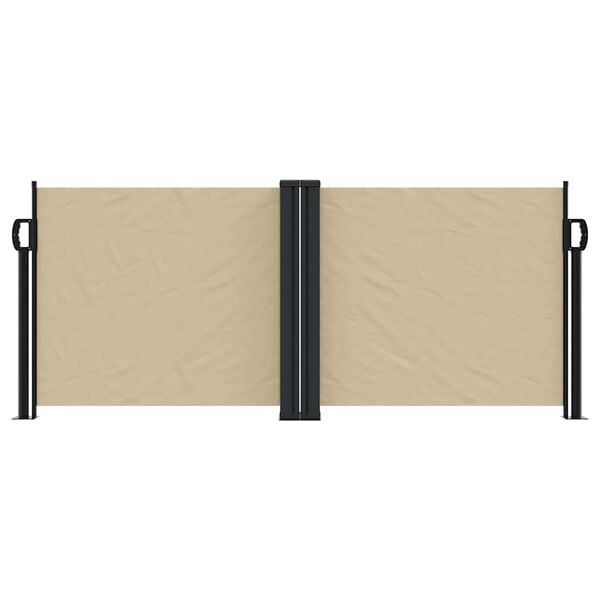 vidaXL Toldo lateral retr&aacute;ctil beige 100x600 cm