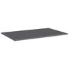 vidaXL Estante estanter&iacute;a 4 uds contrachapada gris brillo 80x50x1,5 cm
