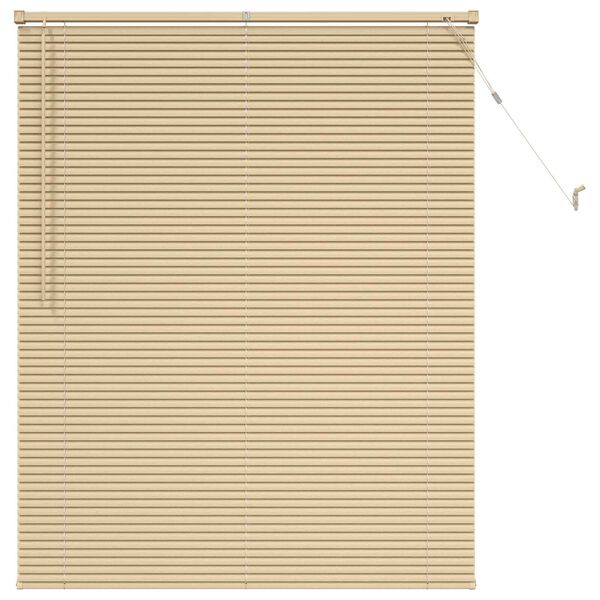 vidaXL Persiana Veneciana Marr&oacute;n Claro con Patr&oacute;n 150 x 120 cm PVC