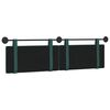 vidaXL Cabecera Colgante Liso Verde oscuro 170 x 55 x 5 cm tela