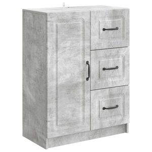 vidaXL Aparador Gris Hormig&oacute;n 66 x 34,5 x 87 cm Madera de Ingenier&iacute;a