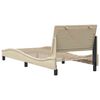 vidaXL Estructura de cama sin colch&oacute;n Hanko tela crema 90x190 cm