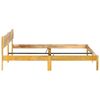 vidaXL Estructura de cama sin colch&oacute;n madera maciza de mango 180 cm