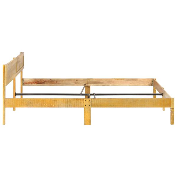 vidaXL Estructura de cama sin colch&oacute;n madera maciza de mango 180 cm