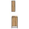 vidaXL Juego de muebles de ba&ntilde;o con caj&oacute;n 2 pcs Roble artesanal