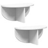 vidaXL Estante de pared Montada en la pared 2 uds. 38 x 19 x 19 cm
