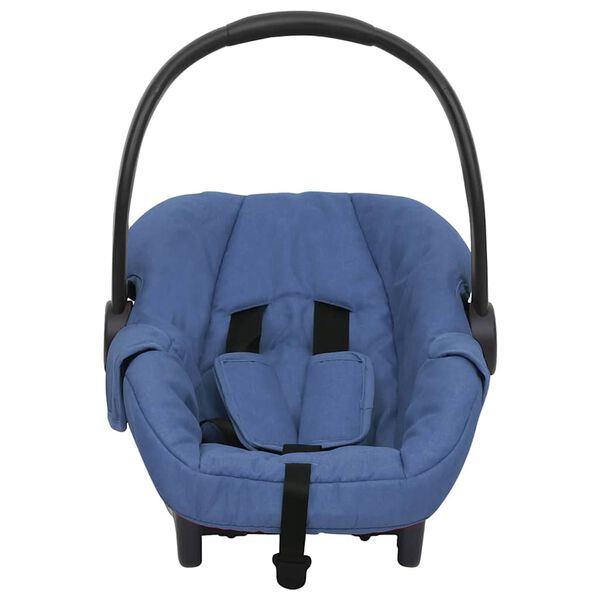 vidaXL Sillita de coche para beb&eacute;s azul marino 42x65x57 cm