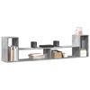 vidaXL Muebles de TV 2 uds madera ingenier&iacute;a gris hormig&oacute;n 100x30x50cm