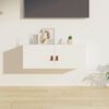 vidaXL Armario de pared de madera maciza de pino blanco 80x30x30 cm