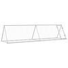 vidaXL Conejera acero galvanizado plateado 400x105x91 cm