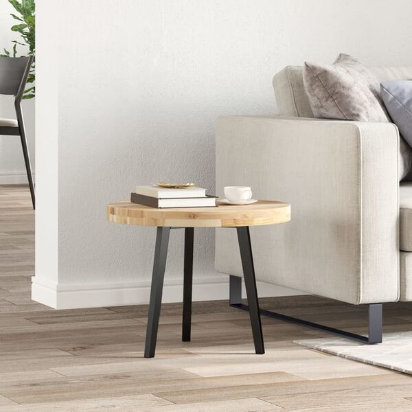 vidaXL Tablero de mesa redondo madera maciza de acacia &Oslash;50x4 cm