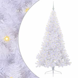 vidaXL &Aacute;rbol de Navidad artificial con 300 LED 210 cm PVC y Acero