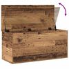 vidaXL Caja de Almacenamiento Madera envejecida 100 x 42 x 46 cm