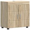 vidaXL Juego de Muebles de Ba&ntilde;o TULUM Roble Sonoma 60 x 34 x 63 cm