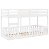 vidaXL Litera de madera maciza de pino 90x200 cm