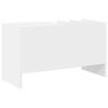 vidaXL Mueble para discos de vinilo con estante 78.5 x 35 x 45 cm