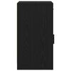 vidaXL Vitrina Roble negro 40 x 40.5 x 75 cm Madera contrachapada