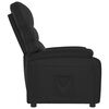 vidaXL Sill&oacute;n reclinable de cuero sint&eacute;tico negro