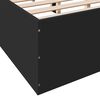 vidaXL Estructura de cama madera de ingenier&iacute;a negra 160x200 cm