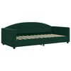 vidaXL Sofá cama nido con cajones terciopelo verde oscuro 90x200 cm