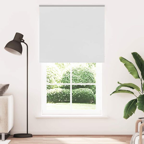 vidaXL Estor Enrollable Opaco Blanco 135x230 cm Tela Ancho 131,6cm