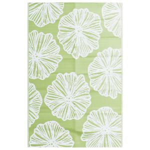 vidaXL Alfombra de exterior ARAKIL verde 190x290 cm PP