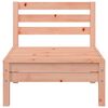 vidaXL Sofás de jardín sin reposabrazos 2 uds madera maciza Douglas